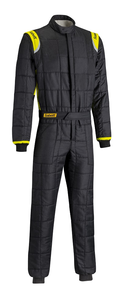 Sabelt suit TS2 Challenge - Black / yellow - FIA 8856-2018