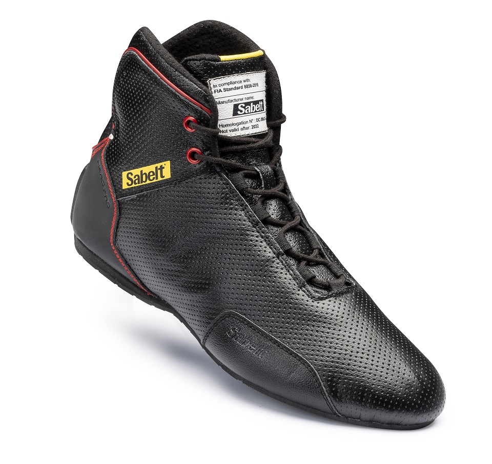 Chaussures FIA Sabelt PRO HERO noires TB-10 - FIA 8856-2018