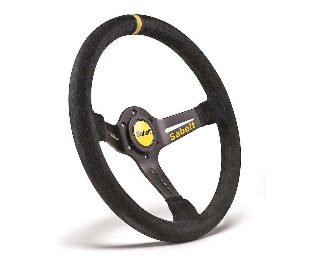 Steering wheel - Ø 350 mm - dish 65 mm - 3 spokes - Sabelt SW-465