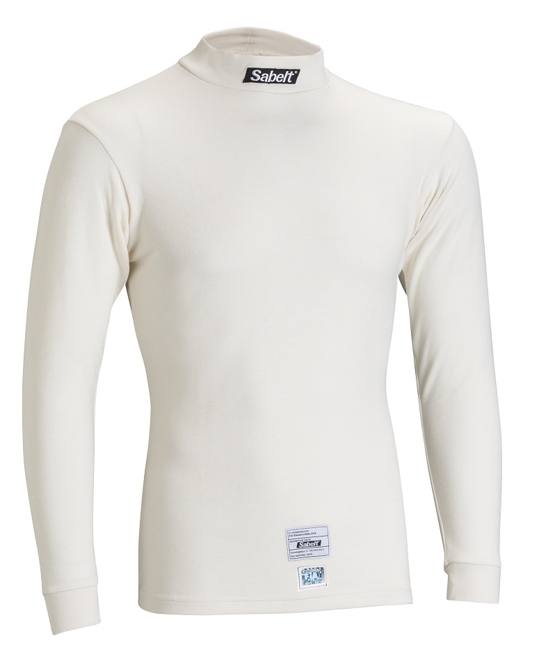Camiseta regular fit ignifuga Sabelt UI600 - FIA8856-2018 (Blanco)