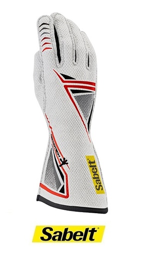 Guantes Sabelt TG11 - Blanco - FIA 8856-2018