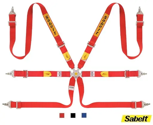 Sabelt staal 2"/2" gordel  - 6 punts - CCS622S Up - FIA 8853-2016