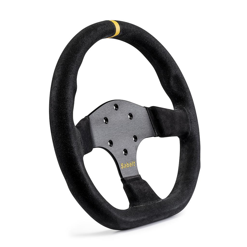 Volante Ø 330 mm - plano - 3 brazos - Sabelt  SW-733