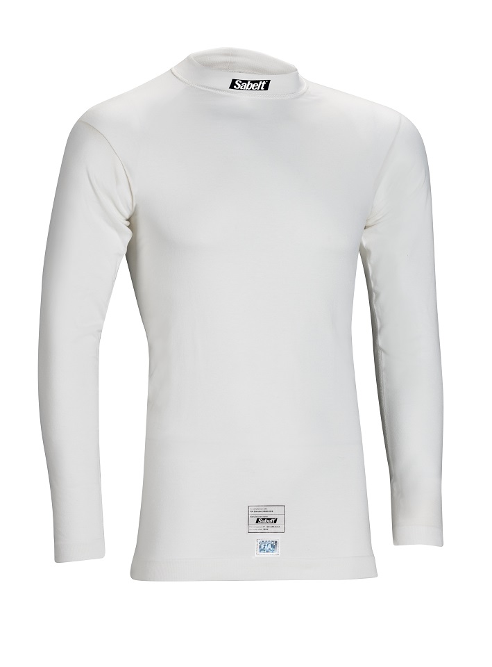 Tshirt ignifugé Sabelt UI200 Stretch fit - FIA8856-2018 (Blanc)