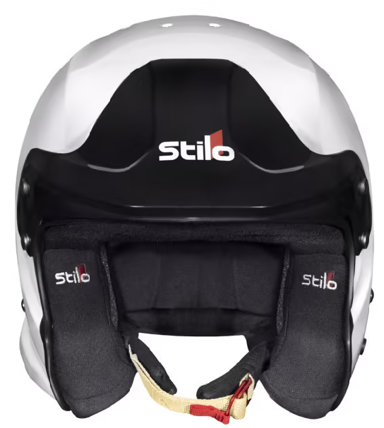 Stilo Venti Trophy jethelm wit/zwart zonder Hans clip