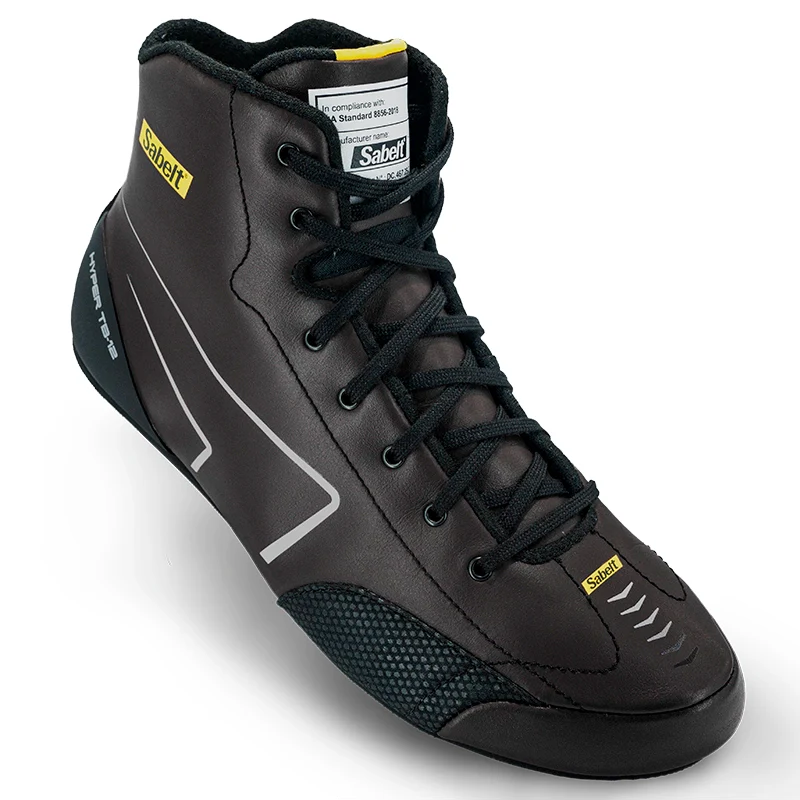 Sabelt Shoes HYPER TB-12 L FIA 8856-2018 (Black) - FIA8856-2018