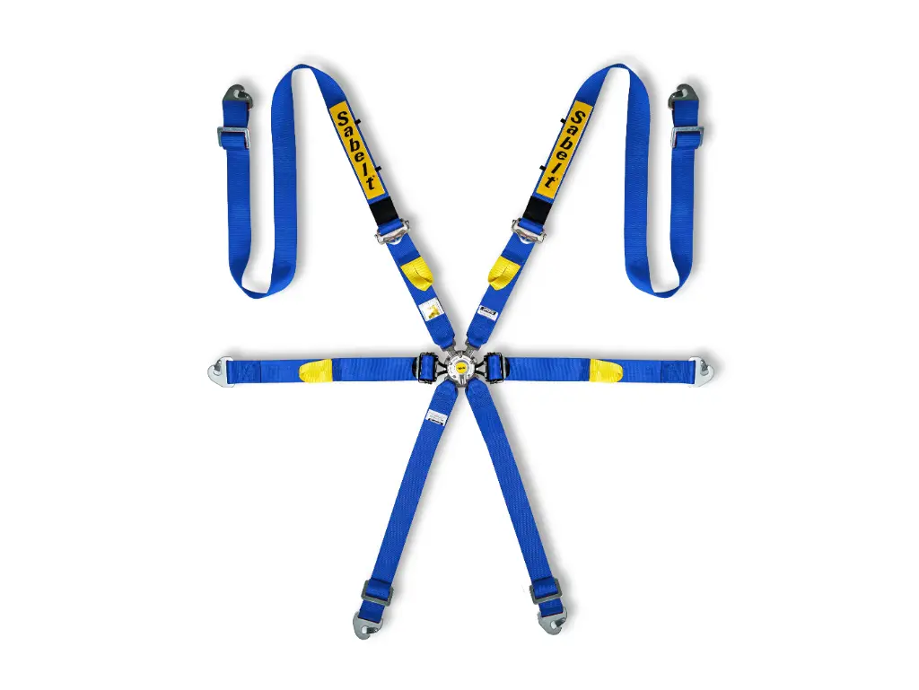 Sabelt Alu 2"/2" gordel  - 6 punts - CCA622S Down - FIA 8853-2016