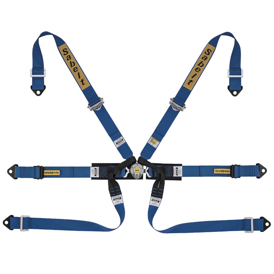 Sabelt Monoplace alu harness 6 points - Pull up - FIA 8853-2016