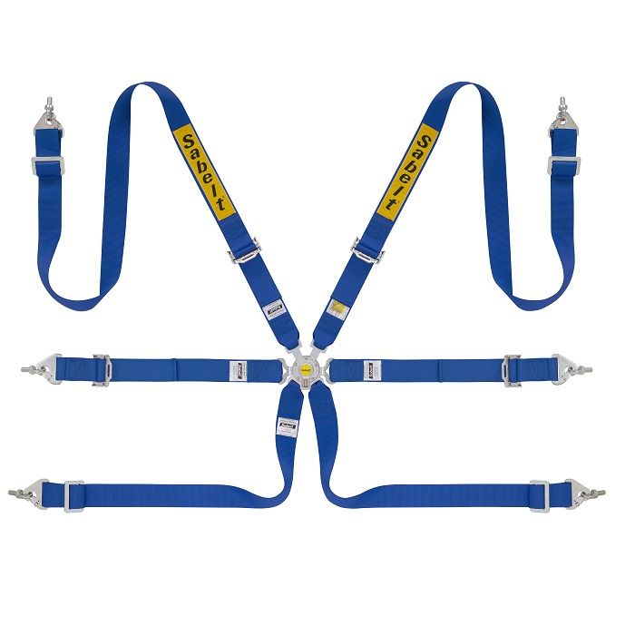 Sabelt steel 2"/2" harness - 6 points - CCS622S Up- FIA 8853-2016