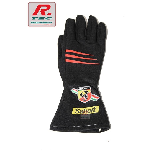 Guantes Abarth Sabelt FIA - Nero