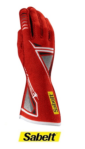 TG11 Sabelt handschoenen - Rood - FIA 8856-2018
