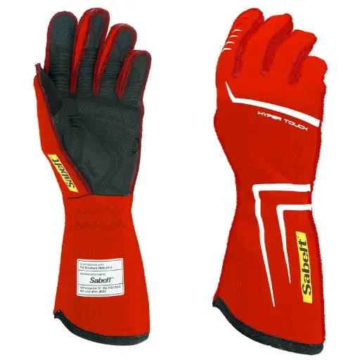 TG12 Sabelt handschoenen - Rode - FIA 8856-2018